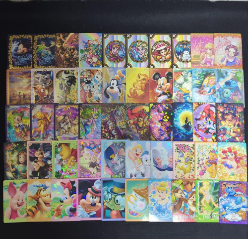 Lotto carte disney - disney, tenyo
