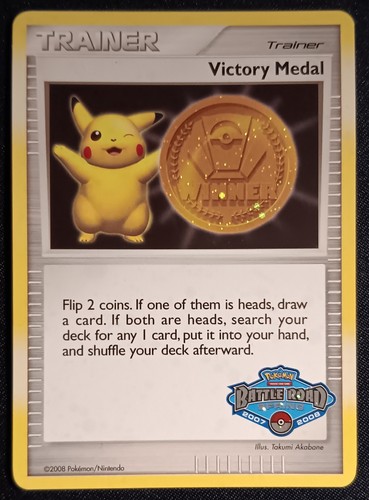 Pokemon 2008 medaglia - medaglia, vittoria